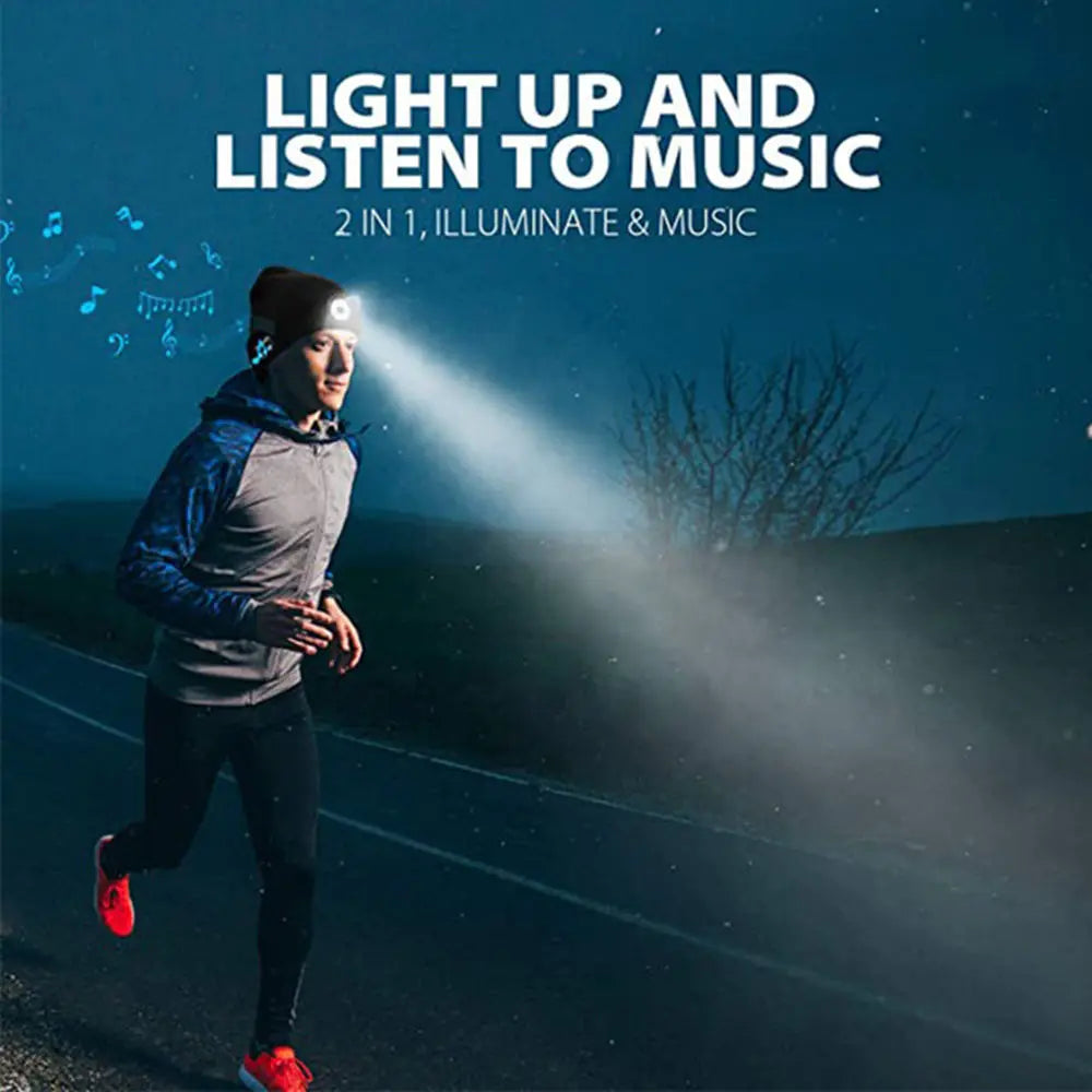 Handfree Warm Beanie Bluetooth 5.0 LED Hat