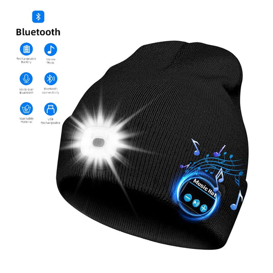 Handfree Warm Beanie Bluetooth 5.0 LED Hat